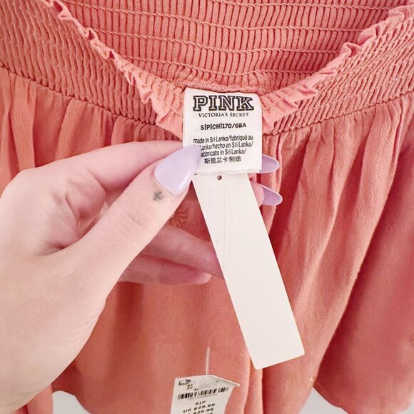 Victoria's Secret Pink Daisy Embroidered Pull On Shorts - Picture 5 of 8